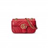 GUCCI GG MARMONT MATELASSÉ MINI BAG ‎446744 (22*13*6cm)