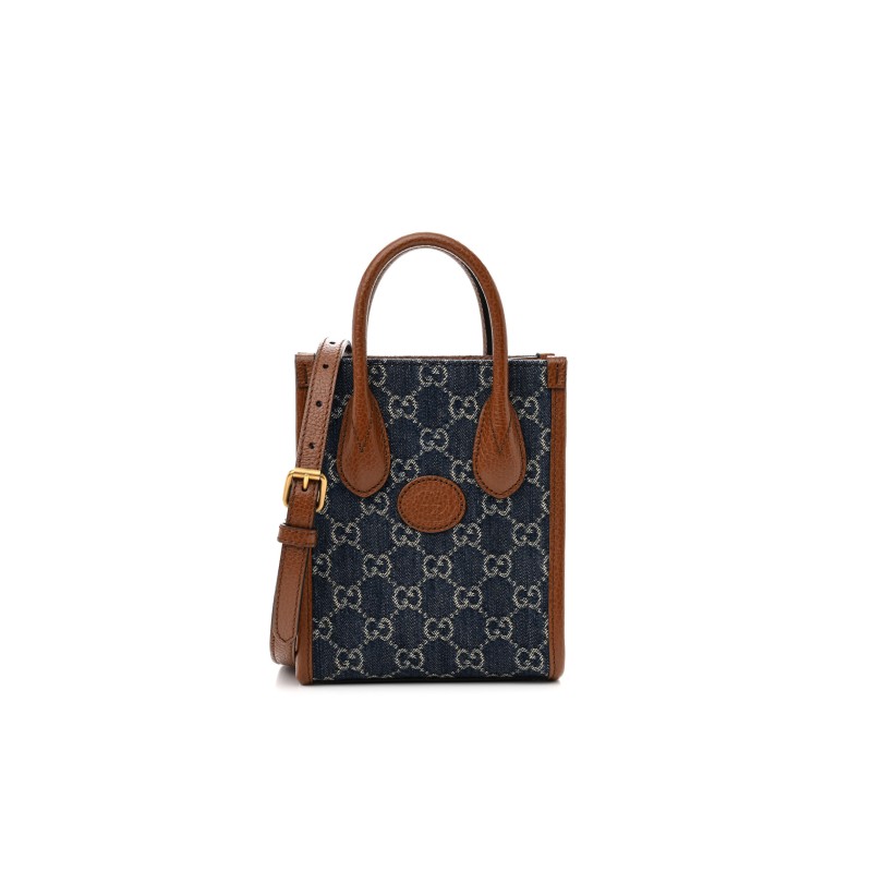 GUCCI MINI TOTE BAG WITH INTERLOCKING&G 671623 (20*16*7cm)