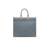 FENDI SUNSHINE MEDIUM LEATHER BLUE 8BH414AS79F1PPT (35*31*17cm)