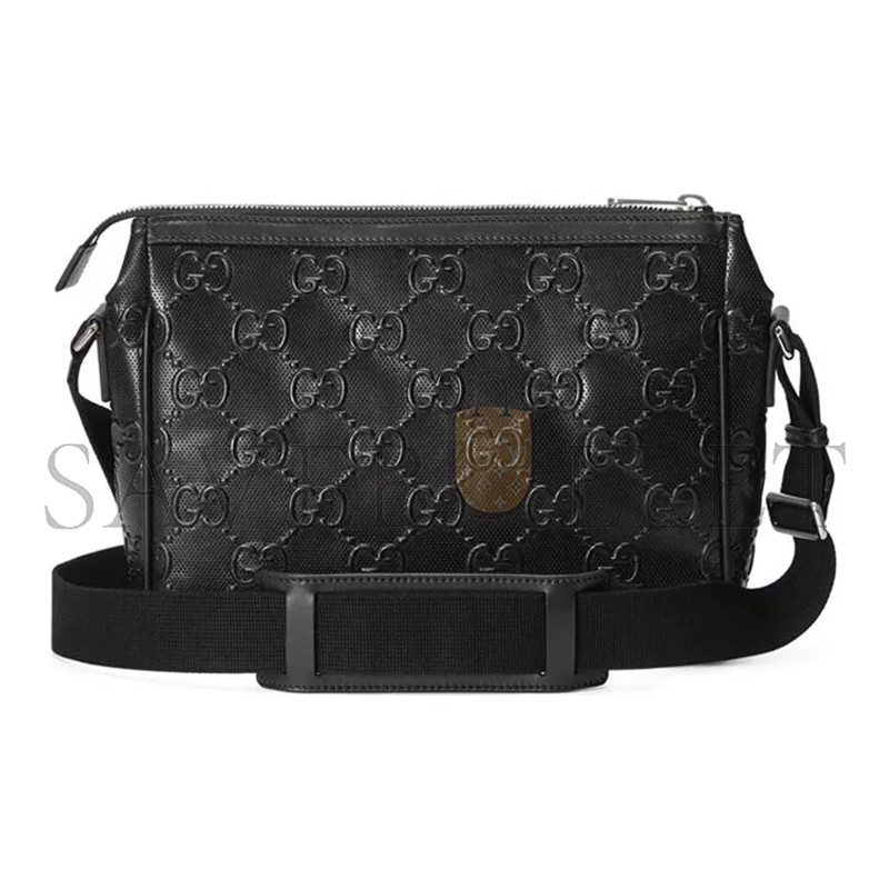 GUCCI GG EMBOSSED MEDIUM MESSENGER BAG ‎696009 (31*24.5*5cm)
