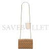 YSL ENVELOPE SMALL IN QUILTED GRAIN DE POUDRE EMBOSSED LEATHER 600195BOW912346 (21*13*6cm)