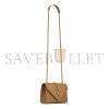 YSL ENVELOPE SMALL IN QUILTED GRAIN DE POUDRE EMBOSSED LEATHER 600195BOW912346 (21*13*6cm)