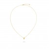 CHANEL COCO CRUSH NECKLACEQUILTED MOTIF, 18K YELLOW GOLD J12305