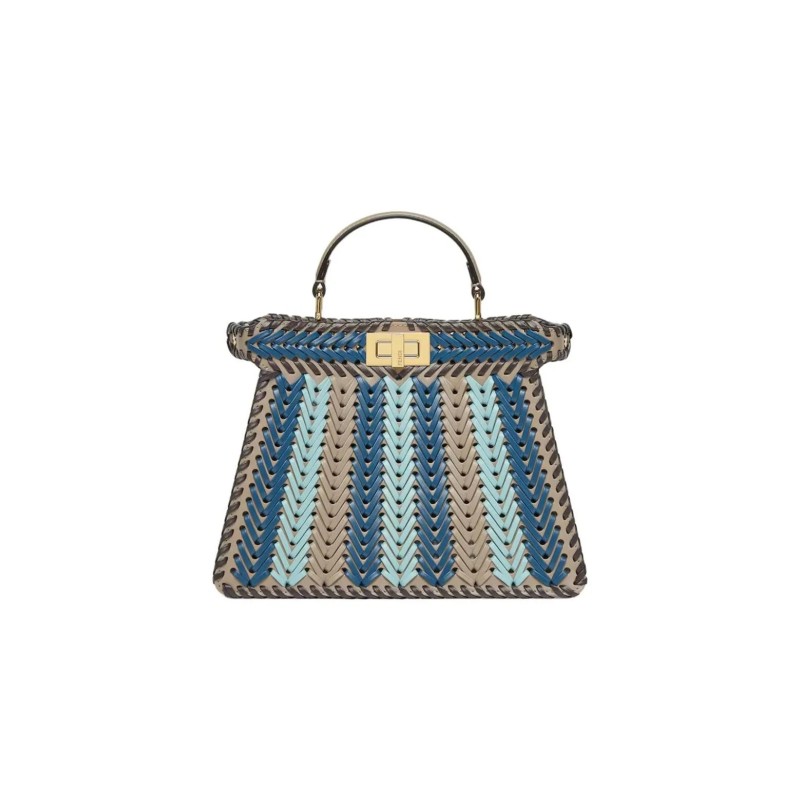 FENDI PEEKABOO ISEEU LEATHER MULTICOLOUR 8BN327AS7EF1PPV (27*20*11cm)