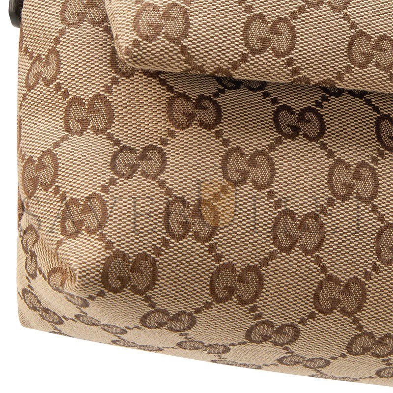 GUCCI GG CANVAS SMALL CROSSBODY BAG 821617 (19*15*7cm)