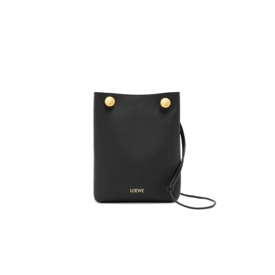 LOEWE PEBBLE POUCH IN SMOOTH CALFSKIN CANBSPPX01 (17*21.5*7cm)