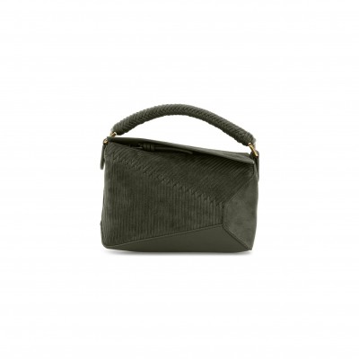 LOEWE SMALL PUZZLE BAG IN SUEDE A510P60X57 (24*16.5*10.5cm)