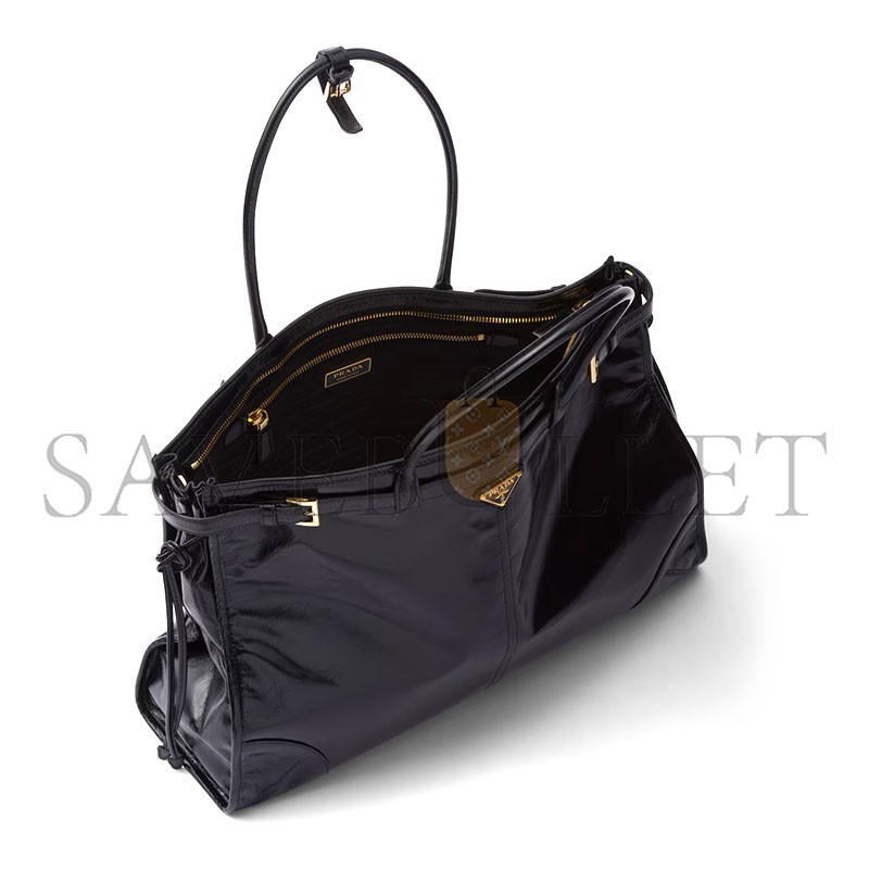 PRADA BONNIE EXTRA LARGE LEATHER HANDBAG 1BA439 (42*30*12cm) PRADA BONNIE EXTRA LARGE LEATHER HANDBAG 1BA439 (42*30*12cm)