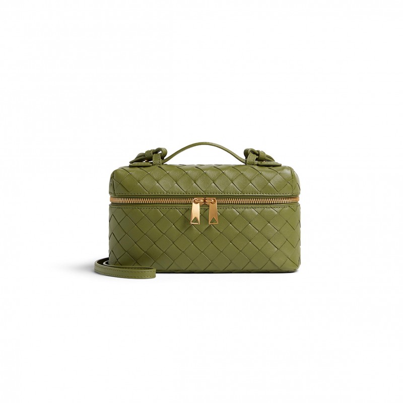 BOTTEGA VENETA BANG BANG INTRECCIATO LEATHER VANITY CASE 789109V3IV12488 (22*12.5*5cm) BOTTEGA VENETA BANG BANG INTRECCIATO LEATHER VANITY CASE 789109V3IV12488 (22*12.5*5cm)