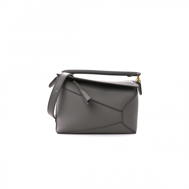 LOEWE SMALL PUZZLE BAG IN SOFT GRAINED CALFSKIN 062324-9 (24*16.5*10.5cm)