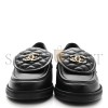 CHANEL LEATHER FLATS IN BLACK G36646 X01000 94305