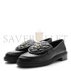 CHANEL LEATHER FLATS IN BLACK G36646 X01000 94305