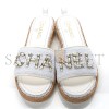 CHANEL NEW SUMMER SLIPPERS BEACH SANDALS FOR WOMEN FLAT