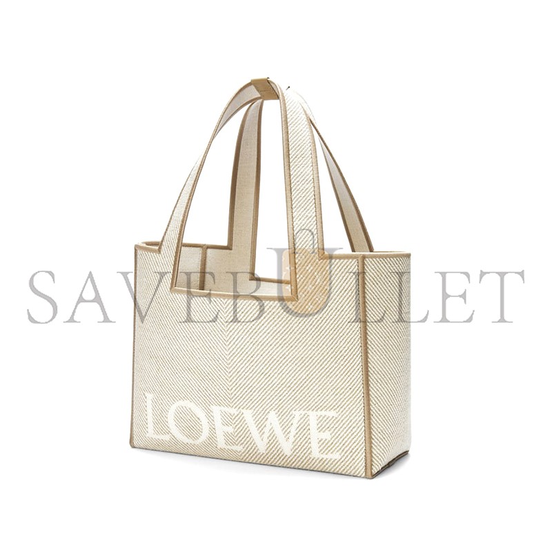 LOEWE MEDIUM LOEWE FONT TOTE IN JACQUARD CANVAS ALF1B61X11-2370 (30*25.5*15cm) LOEWE MEDIUM LOEWE FONT TOTE IN JACQUARD CANVAS ALF1B61X11-2370 (30*25.5*15cm)