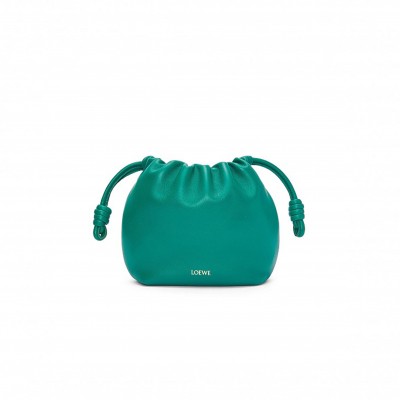 LOEWE MINI FLAMENCO PURSE IN MELLOW NAPPA LAMBSKIN 062348-632 (23*17*5.5cm)