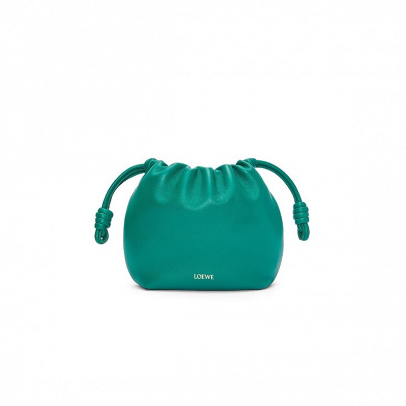 LOEWE MINI FLAMENCO PURSE IN MELLOW NAPPA LAMBSKIN 062348-632 (23*17*5.5cm)