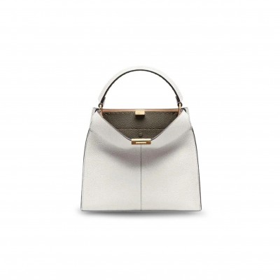FENDI PEEKABOO X-LITE MEDIUM TOTE SHOULDER BAG 8BN310SMTF1BZA (30*25*14cm)