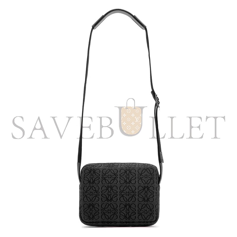 LOEWE MILITARY XS ANAGRAM IN SOFT CALFSKIN AND JACQUARD B553A72X16-1268 (23*18*9cm)