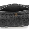 LOEWE MILITARY XS ANAGRAM IN SOFT CALFSKIN AND JACQUARD B553A72X16-1268 (23*18*9cm)