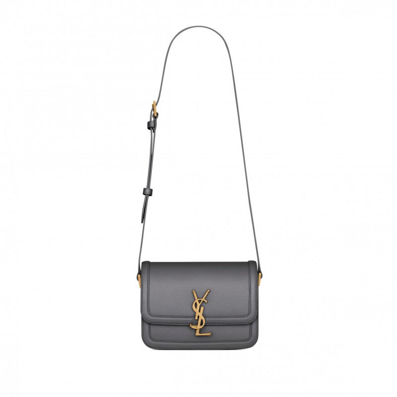 YSL SOLFERINO SMALL SATCHEL IN BOX SAINT LAURENT 6343060SX0W1112 (19*13*5cm)