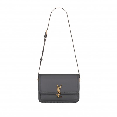 YSL SOLFERINO MEDIUM SATCHEL IN BOX SAINT LAURENT 6343050SX0W1112 (23*16*6cm)