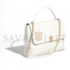 CHANEL MAXI FLAP BAG WITH TOP HANDLE AS5543 (37*26*10cm)