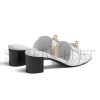 HERMES GIGI 50 SANDAL H232131Z90350 HERMES GIGI 50 SANDAL H232131Z90350