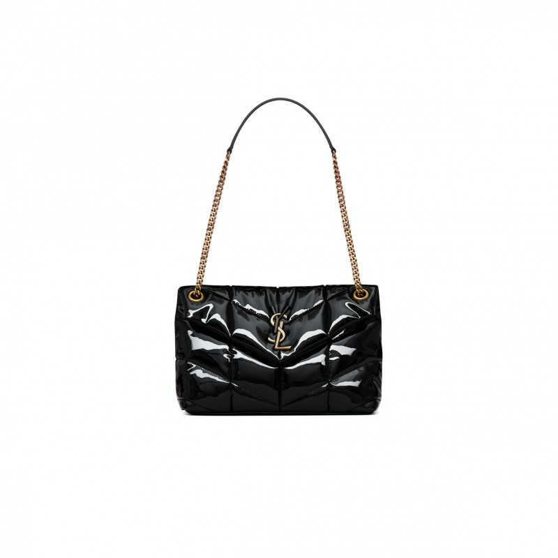 YSL PUFFER SMALL IN QUILTED VINYLE 577476HSR271072 (29*17*11cm)