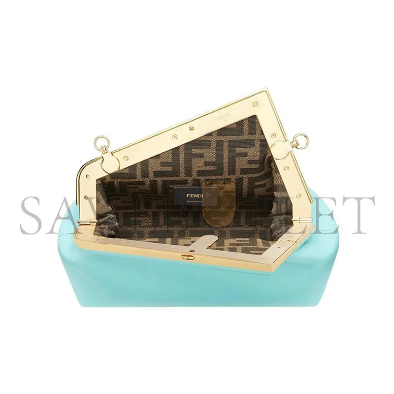 FENDI FIRST CLUTCH BAG BLUE 8BP129ABVEF1JTX (26*18*9.5cm)