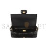 FENDI BEADED BAGUETTE BLACK SHOULDER BAG 8BR600AM2LF0KUR (27*15*6cm)