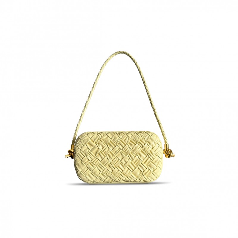 BOTTEGA VENETA KNOT SHEEPSKIN EVENING BAG 717623V01D11321 (20.5*12.5*6cm)
