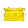 FENDI NAPPA SMALL PEEKABOO I SEE U EAST WEST CHAIN SATCHEL LIMONE 8BN322ADYDF1D4I (21*14*10cm)