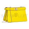 FENDI NAPPA SMALL PEEKABOO I SEE U EAST WEST CHAIN SATCHEL LIMONE 8BN322ADYDF1D4I (21*14*10cm)
