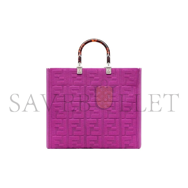 FENDI SUNSHINE MEDIUM FF TOP HANDLE TOTE BAG 8BH386AHWCF037T (36*33*13.5cm)