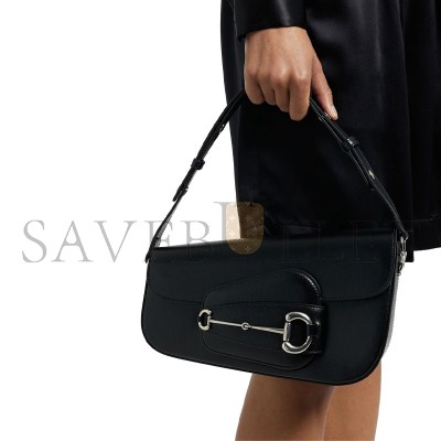 GUCCI HORSEBIT 1955 TEXTURED LEATHER SHOULDER BAG 764155 (26.5*17*8cm) GUCCI HORSEBIT 1955 TEXTURED LEATHER SHOULDER BAG 764155 (26.5*17*8cm)
