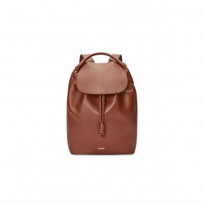 LOEWE FLAMENCO BACKPACK IN SHINY SUPPLE CALFSKIN B411FLKX01 (40*36*16cm)