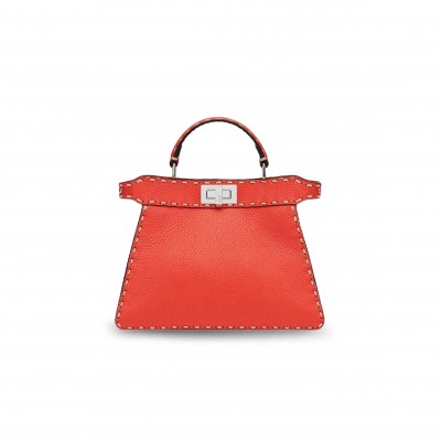 FENDI SMALL PEEKABOO I SEE U SATCHEL TULLIPANO 8BN327AFQ8F0PG3 (27*21*9.5cm)