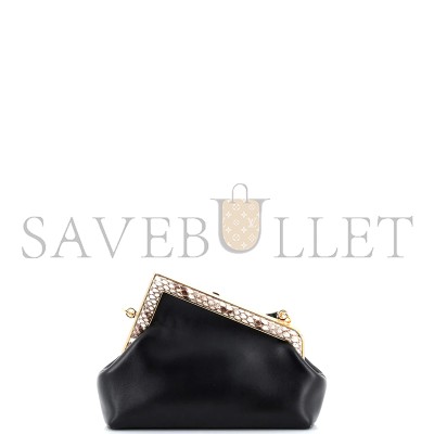 FENDI FIRST BAG LEATHER WITH PYTHON SMALL (26*18*9.5cm)