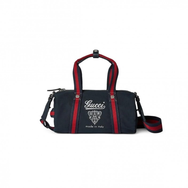 GUCCI SMALL PRINTED CANVAS DUFFLE BAG 816865 (30*16*15cm)