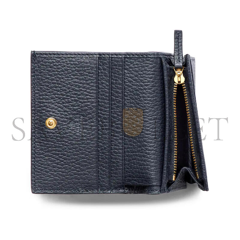 GUCCI GG MARMONT BI-COLOUR CARD CASE WALLET ‎658610 (11*8.5*3cm)