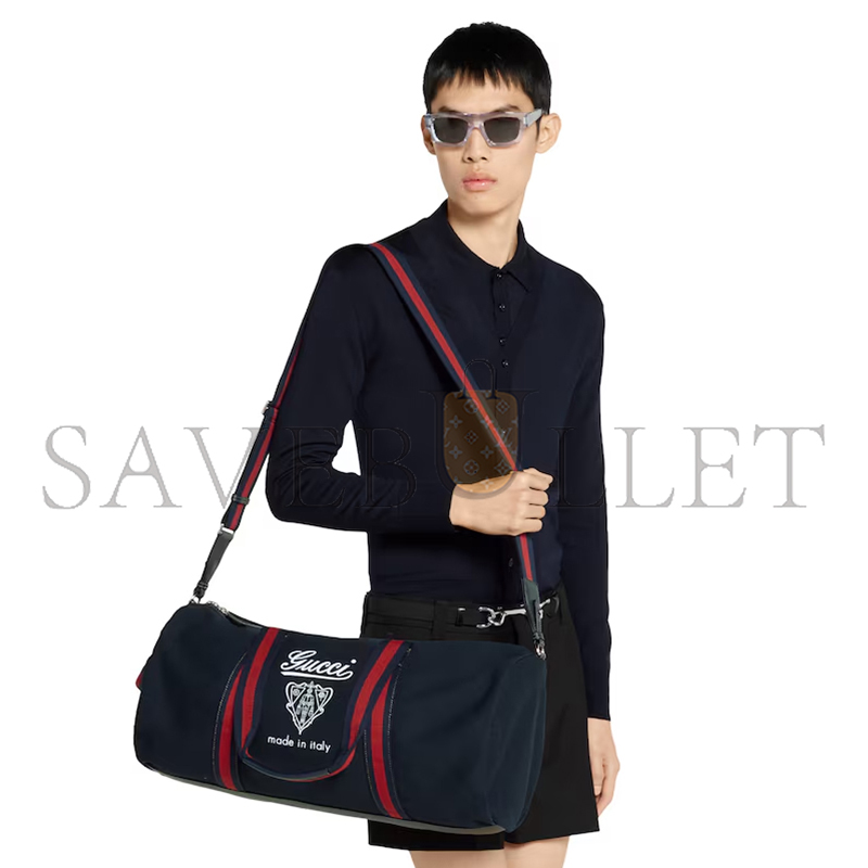 GUCCI LARGE PRINTED CANVAS DUFFLE BAG 816866 (54*24*24cm) GUCCI LARGE PRINTED CANVAS DUFFLE BAG 816866 (54*24*24cm)