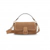 FENDI BAGUETTE MEDIUM SHEARLING SHOULDER BAG 8BR600AH96F1F7O (27*15*6cm)