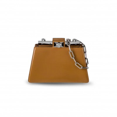 FENDI PEEKABOO CUT MINI CHAIN SHOULDER BAG (20.5*14*11cm) 