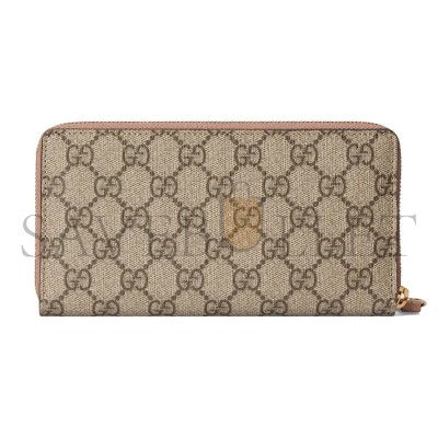 GUCCI GG MARMONT BI-COLOUR ZIP AROUND WALLET 456117 (19*10.5*2cm) GUCCI GG MARMONT BI-COLOUR ZIP AROUND WALLET 456117 (19*10.5*2cm)