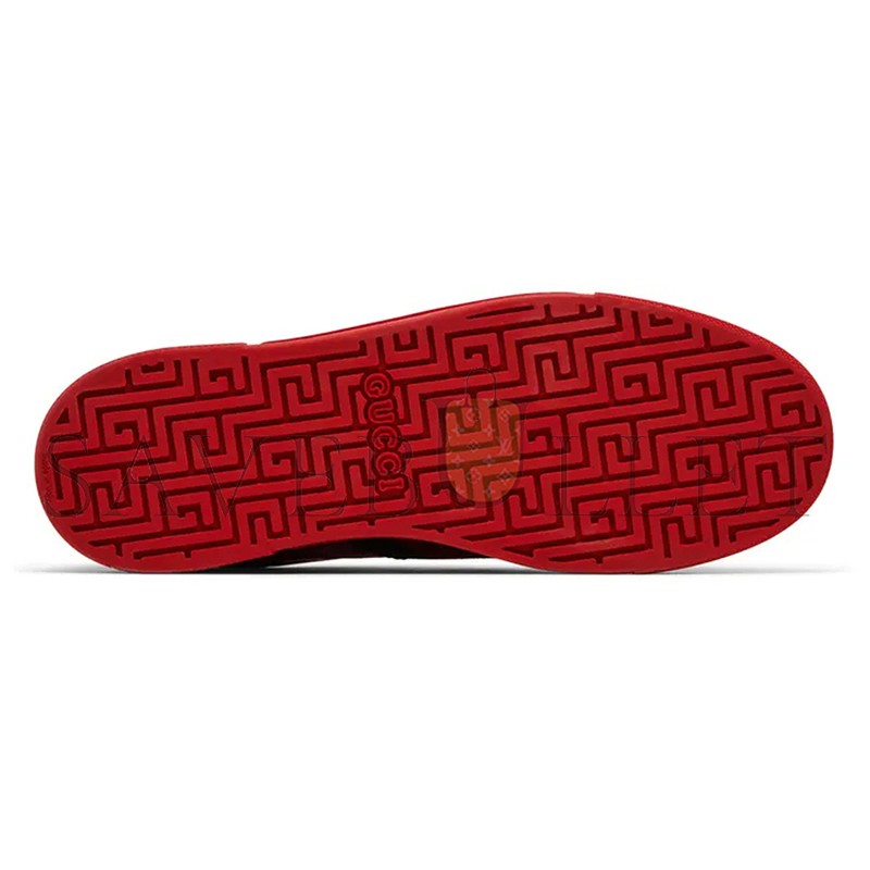 GUCCI ACE GG CRYSTAL CANVAS RED 760775