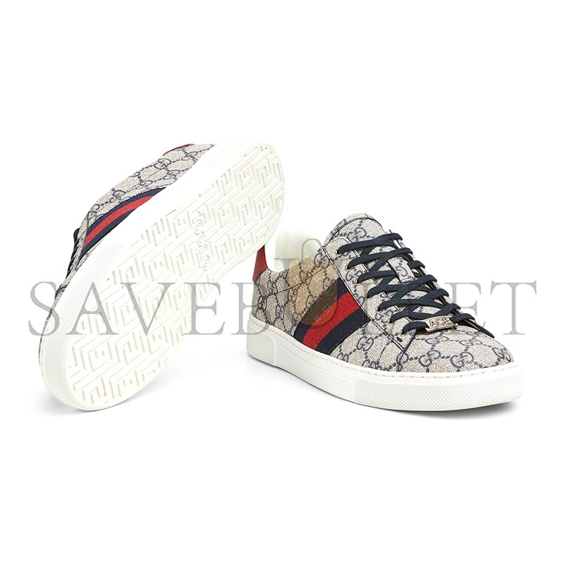 GUCCI MEN'S GUCCI ACE SNEAKER WITH WEB 760775 GUCCI MEN'S GUCCI ACE SNEAKER WITH WEB 760775
