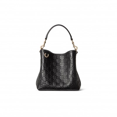 GUCCI GG EMBLEM SMALL BUCKET BAG ‎815118 (19*18*11cm)