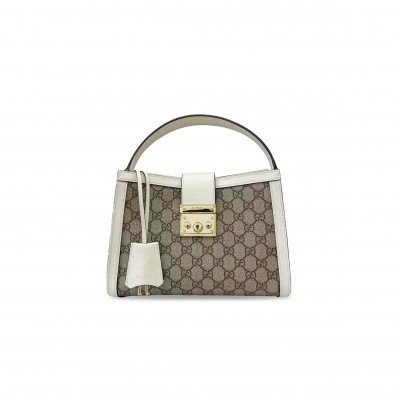 GUCCI PADLOCK FABRIC LARGE SHOULDER BAG 838992 (25.5*17.5*10cm) GUCCI PADLOCK FABRIC LARGE SHOULDER BAG 838992 (25.5*17.5*10cm)