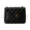 CHANEL LITTLE GOLD BALL SQUARE FLAP BAG AS1786 (17*13.5*8cm)