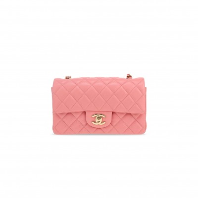 CHANEL LAMBSKIN QUILTED MINI FLAP BAG 30092912 (20*11*6cm)